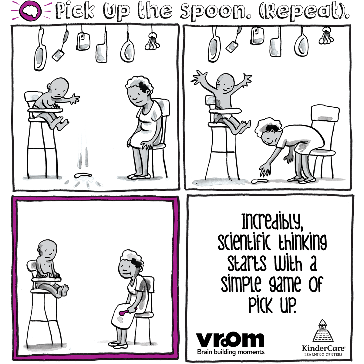 Brainy Baby Activity 1 Pick Up the Spoon... Again?!